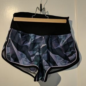 Lululemon purple printed shorts